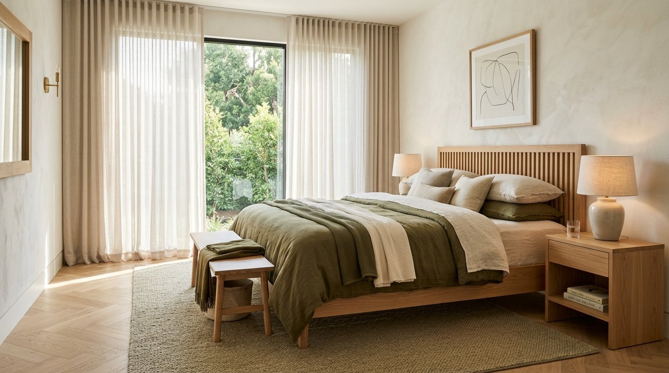 Scandinavian Bedroom Styling